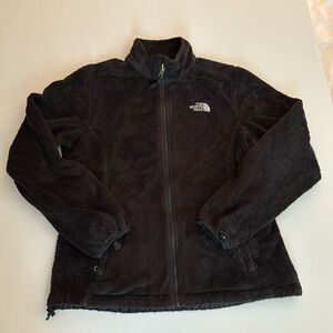 The North Face black fuzzy jacket, women’s M, VGC